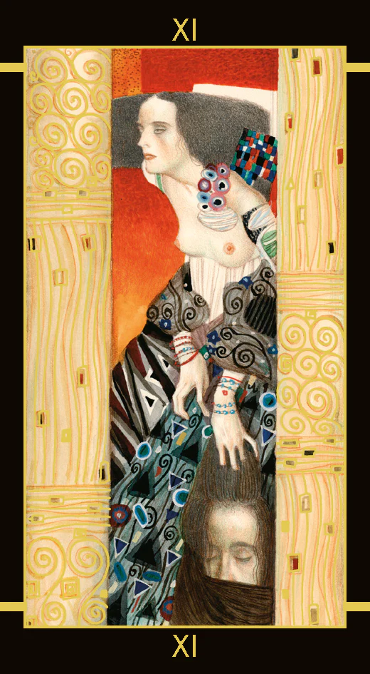 Mini Golden Klimt Tarot Cards